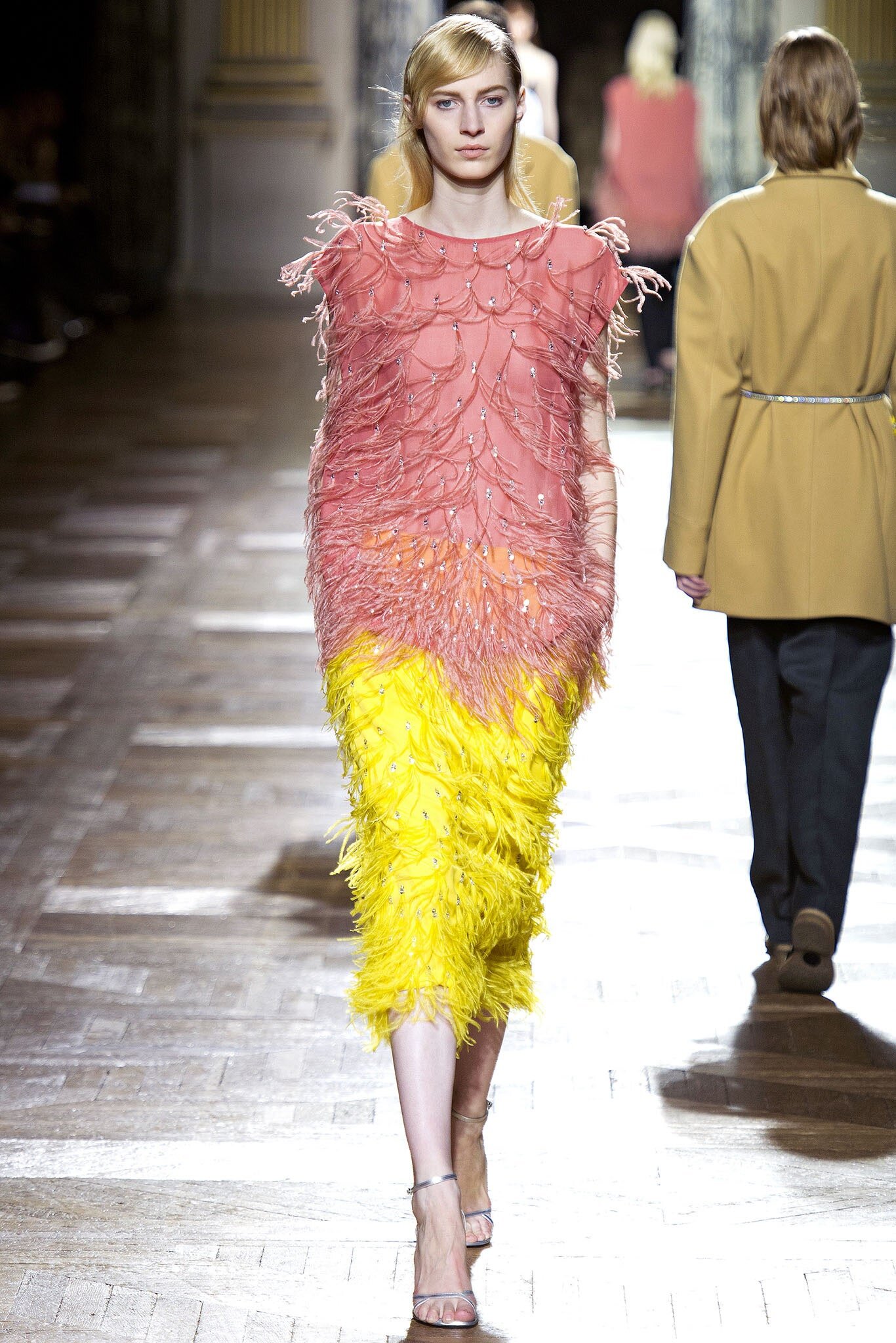 Dries Van Noten F/W 2013 feather applique top — JAMES VELORIA